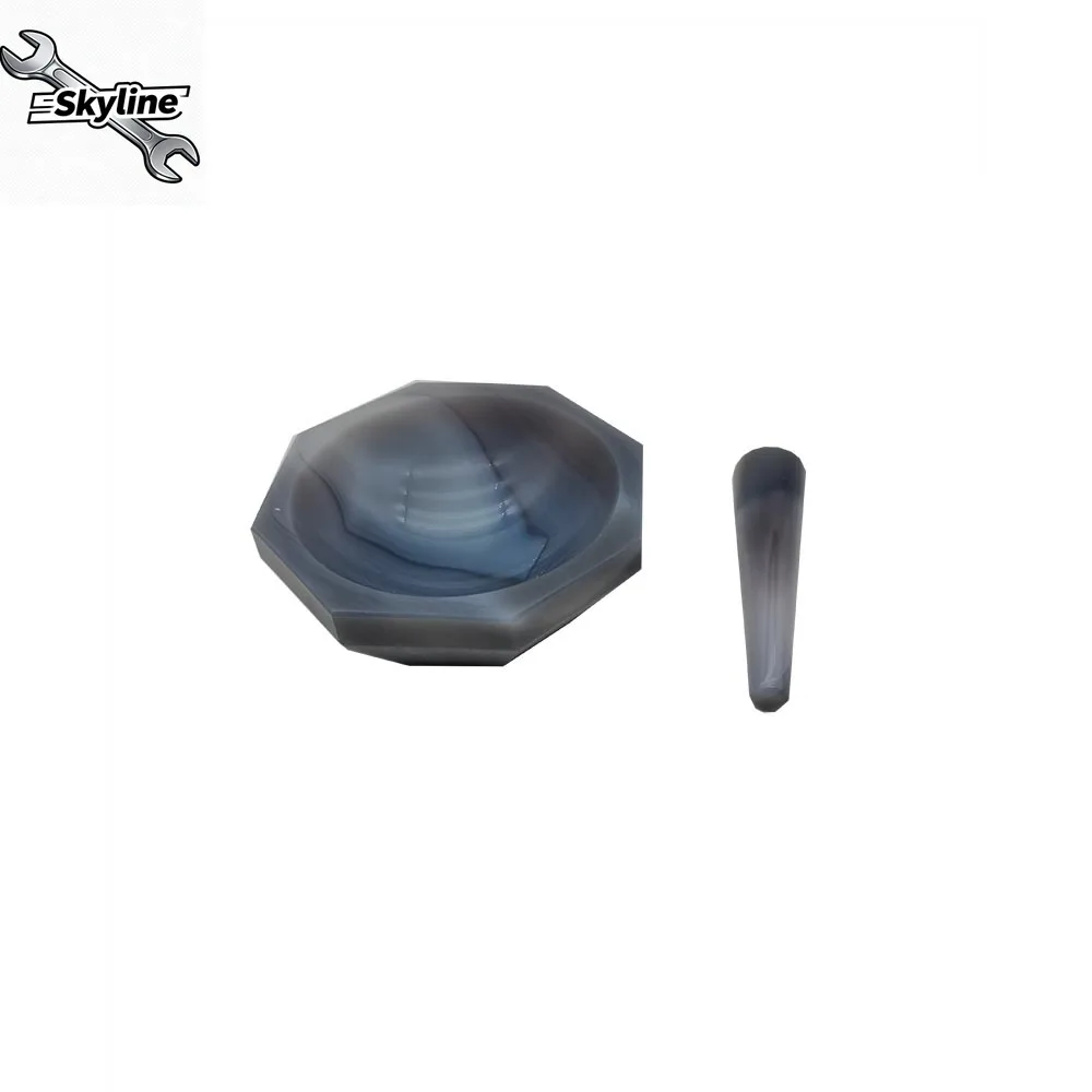 30mm 50mm 70mm 100mm all sizes High Quality Natural Agate Mortar and Pestle for Lab Grinding 110mm 120mm 150mm 160mm 200mm