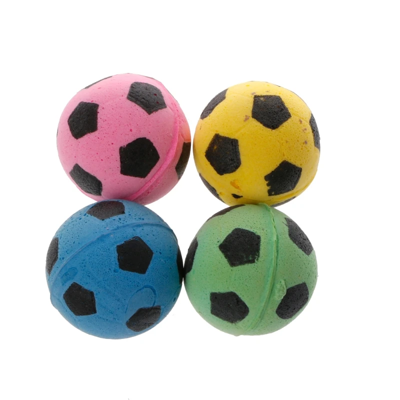 LXAF 20Pcs Cat Interactive Ball Toys Interactive Fetching Catching Ball Colorful EVA Catching Balls for Cat Indoor Play