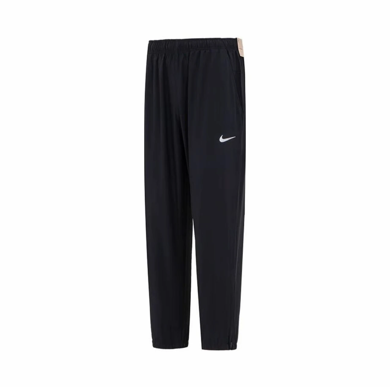 نايك شعار الصلبة اللون مرونة الخصر الرباط محبوك عارضة تنوعا السراويل الرياضية الرجال السود DD6216-010 #2