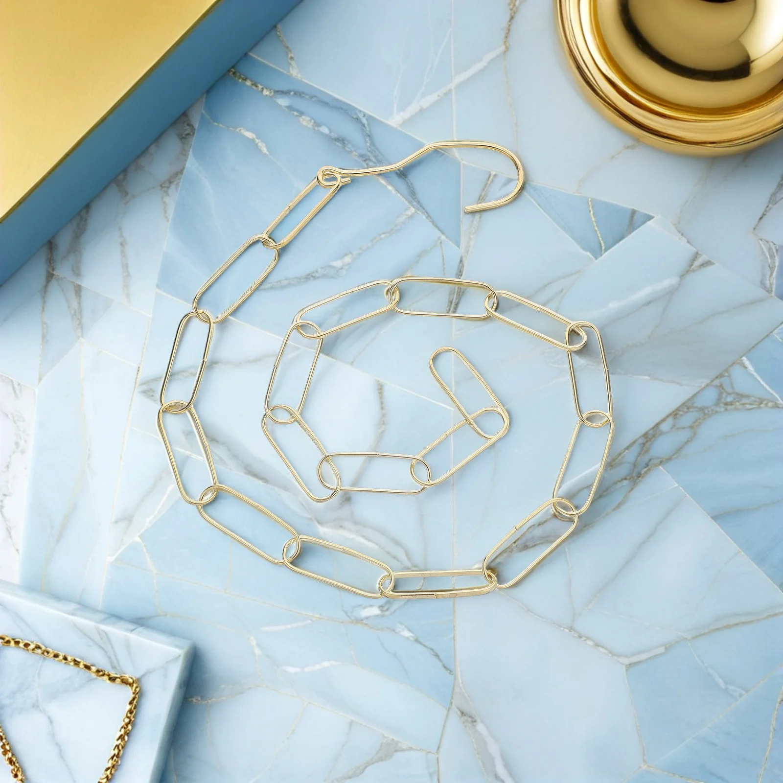 

6 Pcs Clothing Chain for Hanging Plants Chains with Hooks Display Stand Costume Iron Market Shop Decorative Clothes