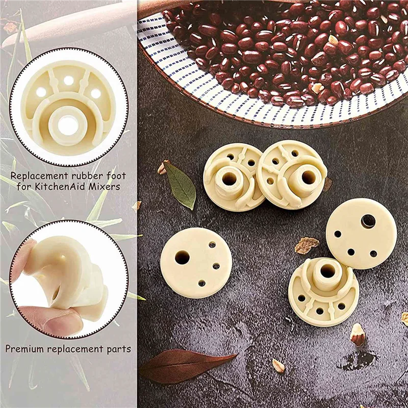 Accessori per mixer di ricambio per supporto inferiore del piede del mixer da 10 pezzi compatibili con il mixer Kitchenaid 9709707 -CLIM