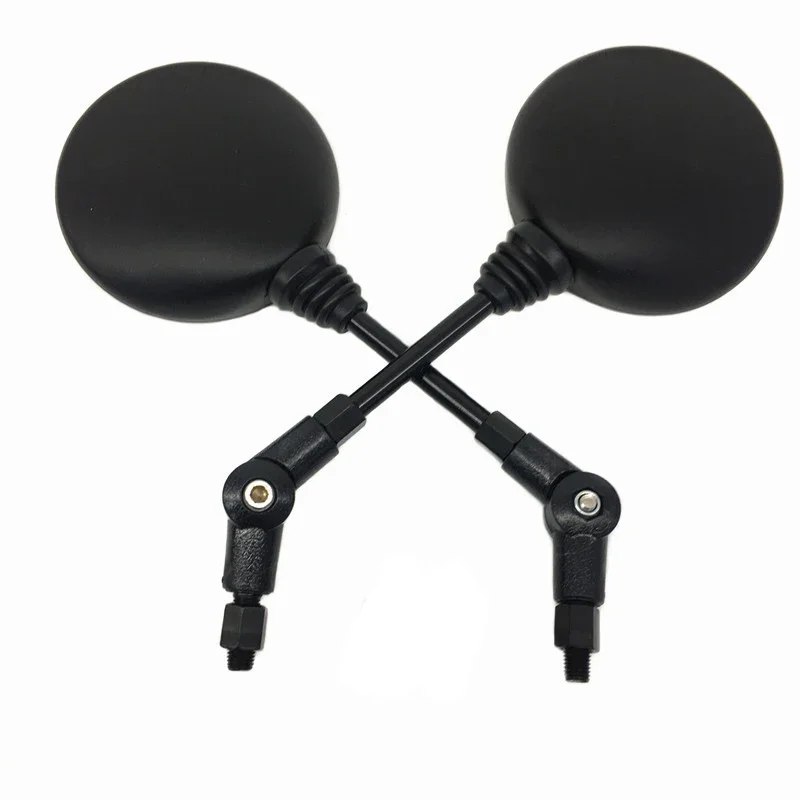 

Adjustable Motorcycle Side Mirrors For Honda Suzuki Yamaha Haojue Lifan KTM 125cc-600cc Universal 10mm Foldable Rearview Glasses