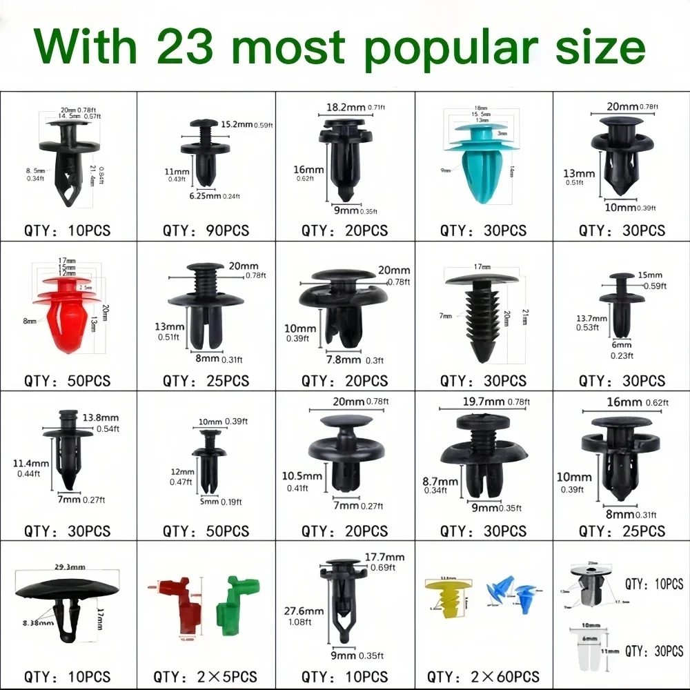 

680 шт., комплект зажимов для автоматического крепления, зажимы для крыльев, 45 инструментов, фиксатор кузова автомобиля, заклепка, бампер, зажимы для обшивки дверной панели