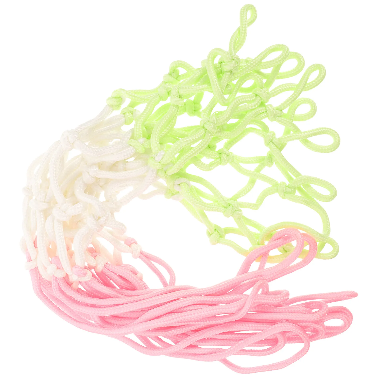

Glow in Dark Basketball Nets Fluorescent Mini Replacement Nylon Hoop Equipment Durable Standard Size Portable Goal Net