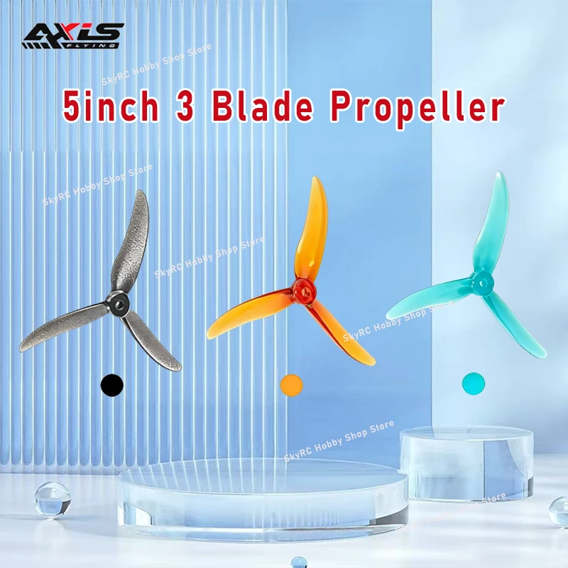 

2Pair Axisflying BlackBird V2 BB39 Props 5Inch 3 Blade Propeller for MANTA V2 5 inch Carbon Fiber True X Frame Kits