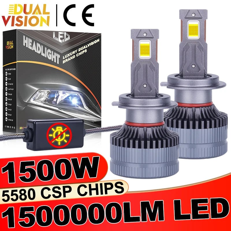 

H4 LED H7 H11 H1 CANBUS 9005 HB3 9006 HB4 H8 H9 9012 HIR2 Светодиодная фара автомобиля 18 шт. Светодиодные 5580 CSP Чипы Автотурбо противотуманные фары