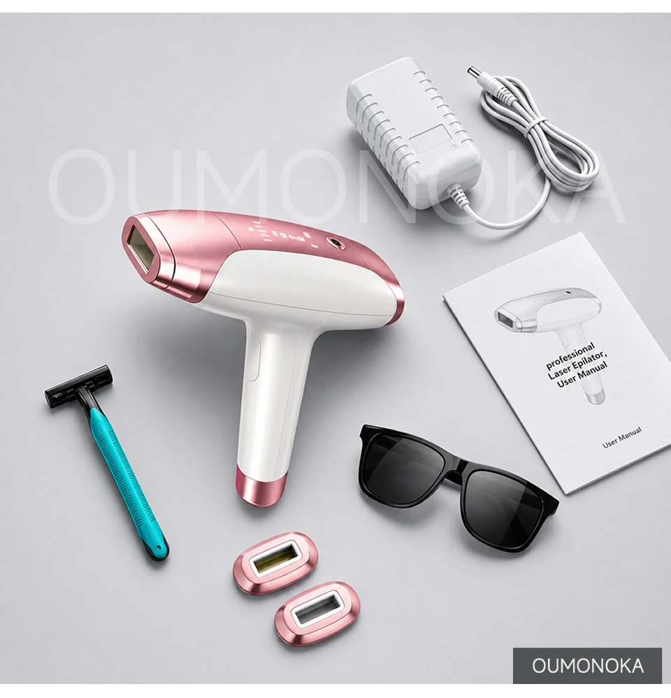 Damen Permanenter Laser-Epilator Elektrisches Haarentfernungsgerät IPL Gesichtshaarentferner Rasiergerät für weibliche Gesichtshaare – Detail 5