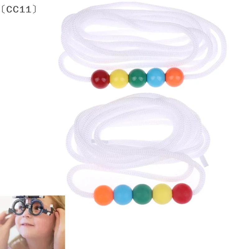 〔CC11〕Sports Eye Sight Train Five Beads Brock String Vision Convergence Insufficiency Training Tool Target Pointing Practice