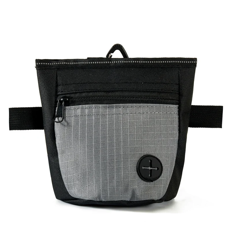 애완동물 간식 가방 산책견 훈련 허리 가방 야외 자석 잠금 간식 보관 벨트 파우치