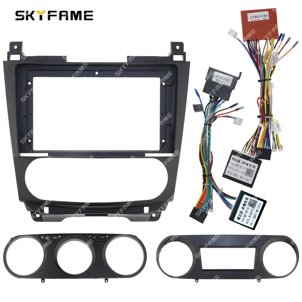 SKYFAME Car Frame Fascia Adapter Canbus Box Decoder Android Radio Dash Fitting Panel Kit For Faw Bestune B70