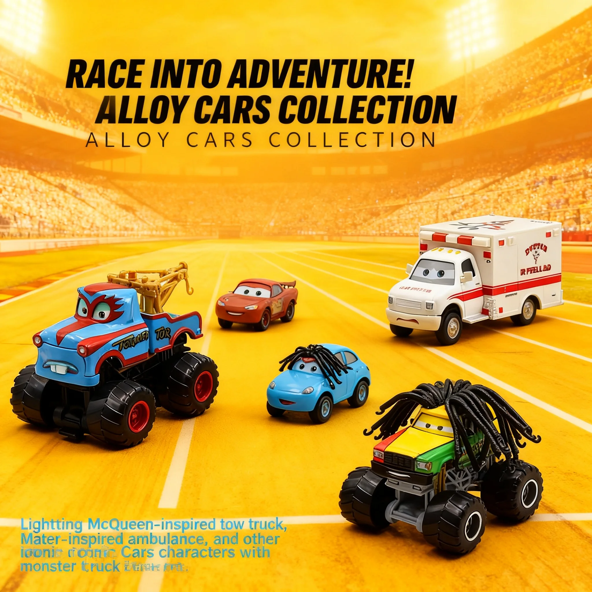 Hot Super CarMonster Trucks Series Return Leader High Leg Alloy Racing Car Toy For Kids