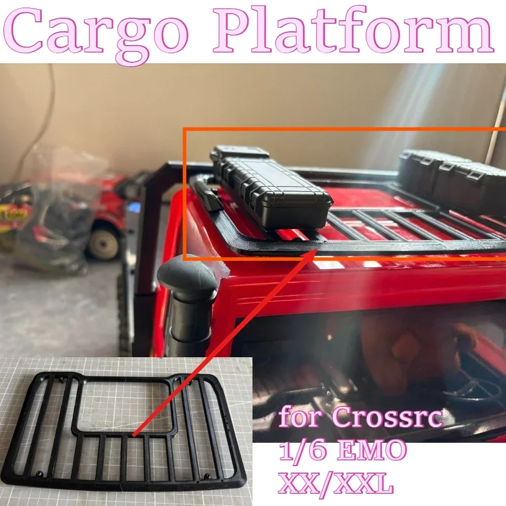 RC remote control scale simulated Cargo Platform component for Crossrc 1/6 EMO XX/XXL custom size replacement spare accessories