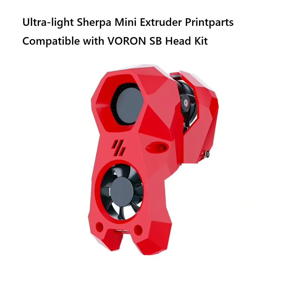 

Модернизированные сверхлегкие печатающие детали мини-экструдера Sherpa, совместимые с комплектом головок VORON SB для деталей 3D-принтера