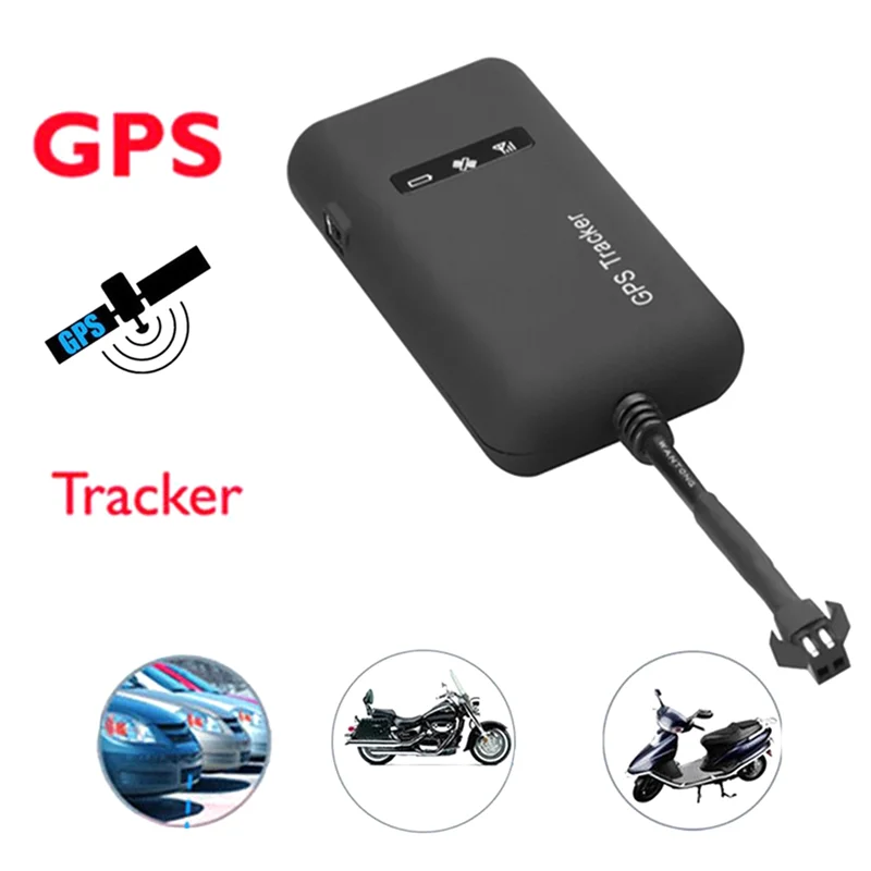1Set GT02A 12V-36V GPS in tempo reale/GSM/GPRS SMS Localizzatore GPS per auto Posizionamento in tempo reale Supporta Google Mappe Link Nero Mini