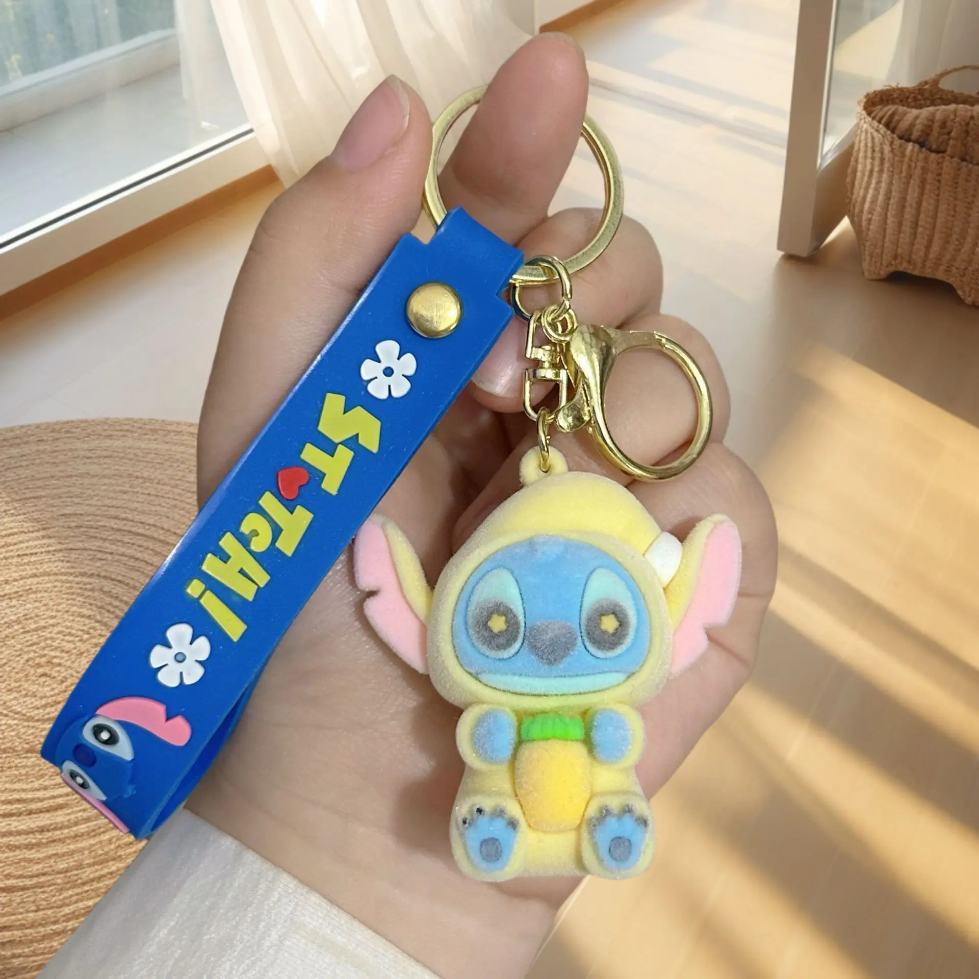 1 قطعة سلسلة مفاتيح جديدة سلسلة مفاتيح دمية كرتونية لطيفة