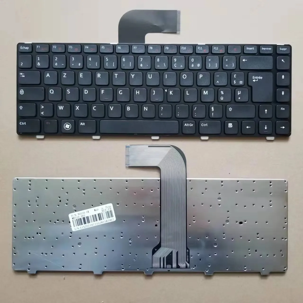 Keyboard for Dell Inspiron N4110 M4110 N4050 M4040 N5050 M5050 M5040 N5040 L502X  French FR Layout