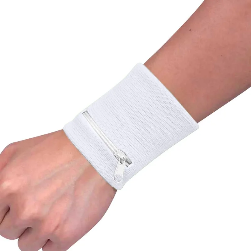 Safe Storage Wrist Support 1 Pcs Wrist Purse Bag with Zipper Running Travel Bike Safe Sports Bag for Running Gym Bike Wallet