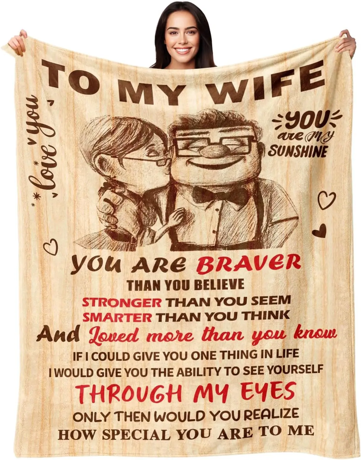 From Husband Romantic Anniversary Gifts Women Birthday Ideas Christmas Valentines Mothers Day I Love You Gift For Her - To My