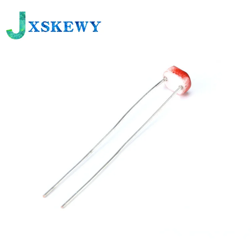 100pcs 5528 LDR Photo Light Sensitive Resistor Photoelectric Photoresistor GL5528 5537 5506 5516 5539 5549 For Arduino