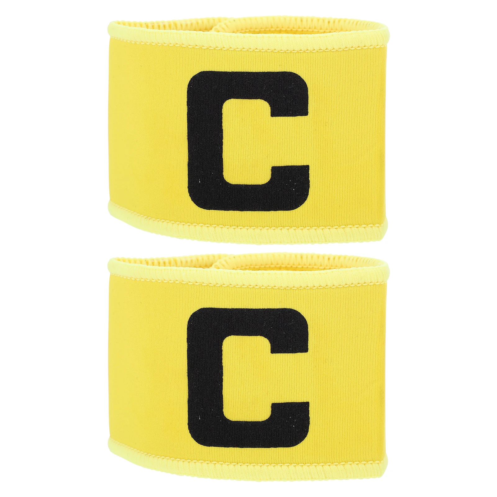 

2pcs Captain Armbands Non-Slip Football Arm Bands Reusable Lightweight Portable Sports Accessories For Soccer Baseball Hockey