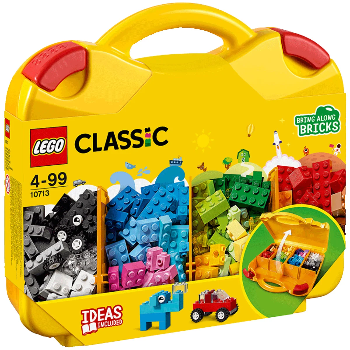 LEGO Classic Series 10713 Suitcase For Boys And Girls Creative Block Toy