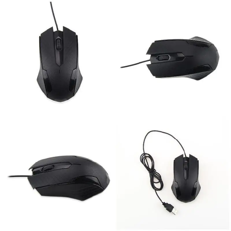 Durable Wired Gaming Mouse Ergonomics Design USB 3 Buttons Optical Wheel Antiskid Frosted For PC Pro Laptop Gamer Computer