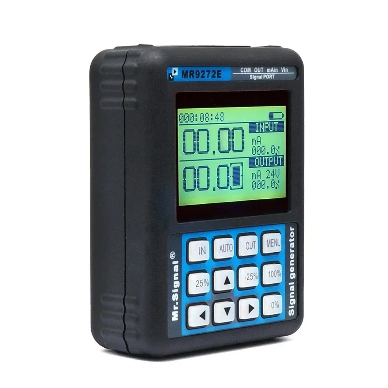 Signal Generator MR9272E 4-20mA Handheld Current and Voltage Process Calibrator Valve Positioner Transmitter Commissioning