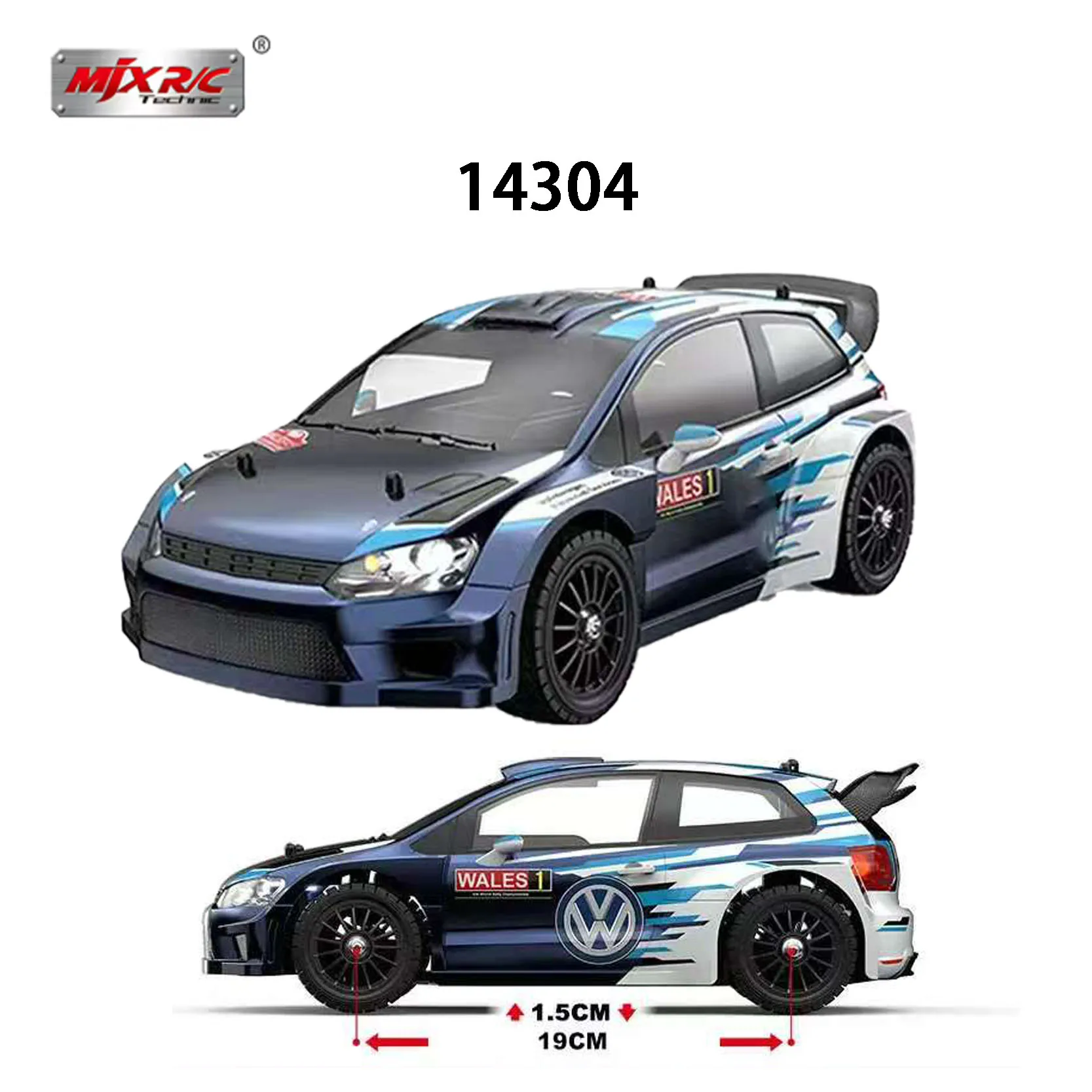 Original MJX 14304 1/14 Scale High-Speed 4WD RC Car 65km/h Brushless Motor 2.4G Remote Control Off-Road Racing Car Hobby Toy