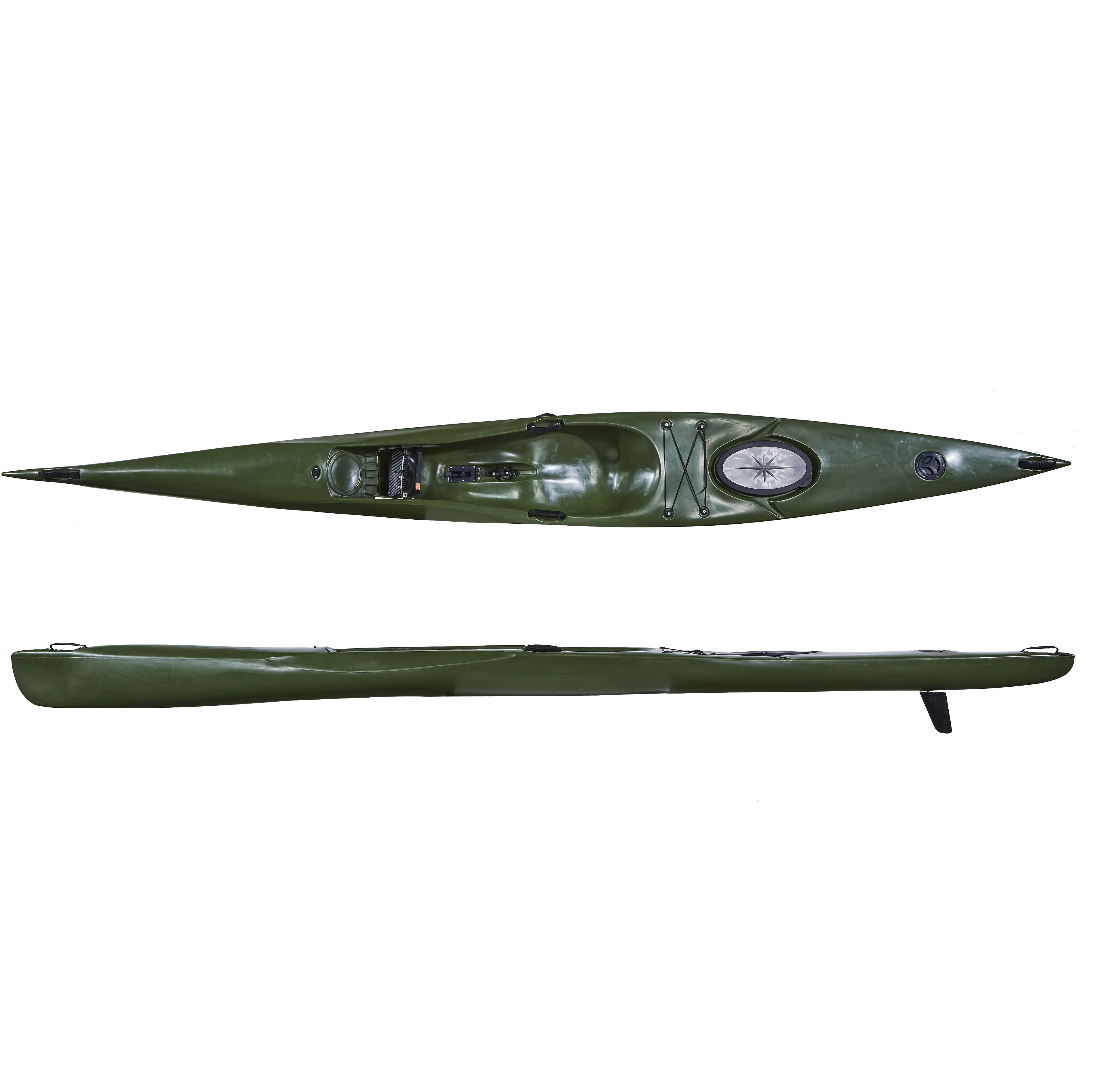 LSF Kayak Factory Direct Racing Kayak Single Sea Kayak HDPE Rowing Ship To The Port