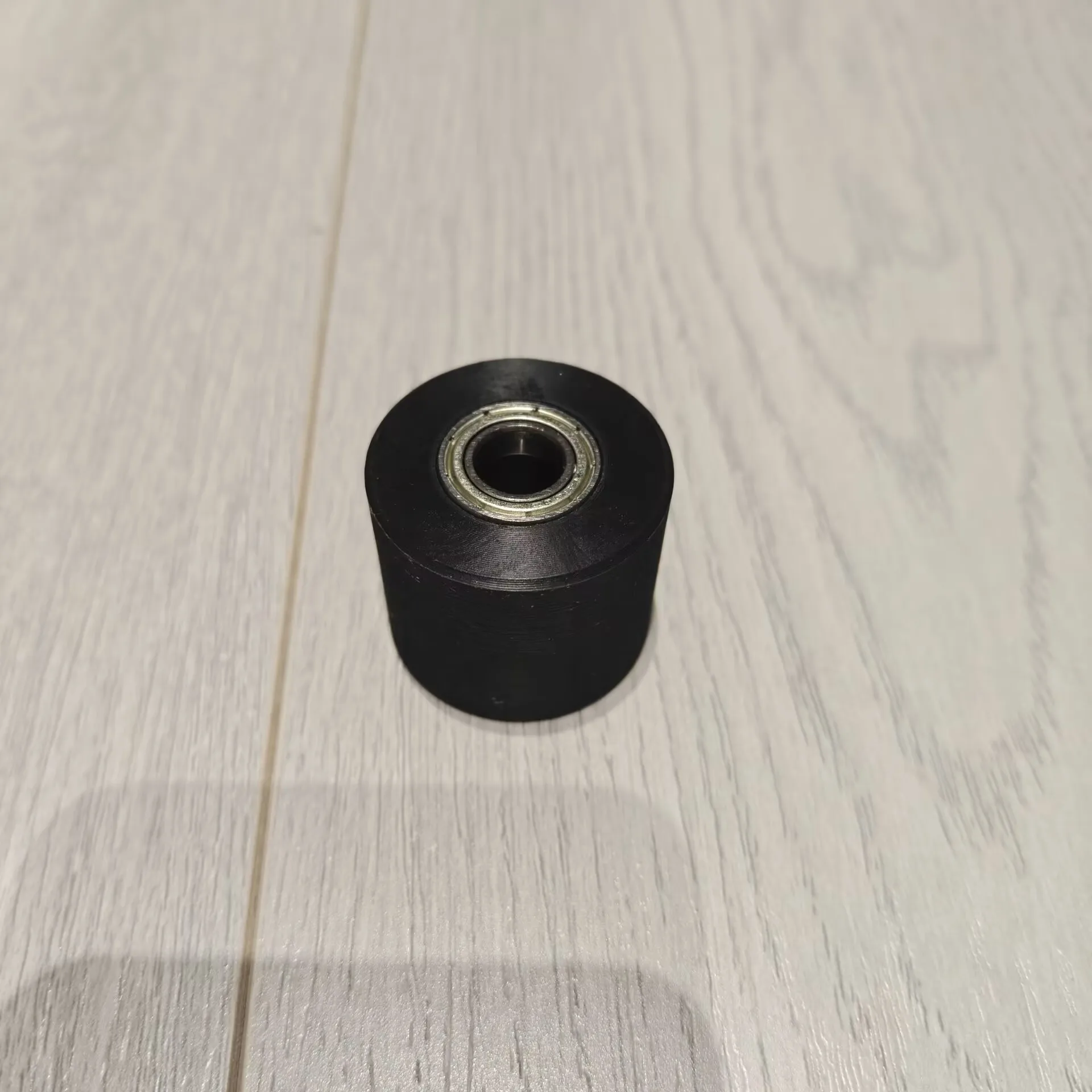1pc Bore 5/6/7/ 8/10mm Black PU polyurethane Material Roller With Two Bearing Mute flat guide wheel Diameter 30MM Length 30mm