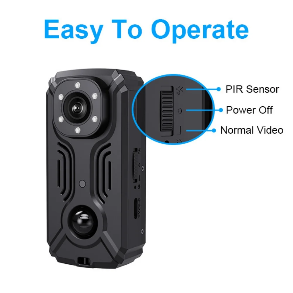 MD37 واي فاي كاميرا صغيرة IR-CUT للرؤية الليلية DVR كاميرا فيديو مصغرة جيب الشرطة الجسم كام PIR كاميرات الدراجة الرياضية كاميرا ويب DV #4