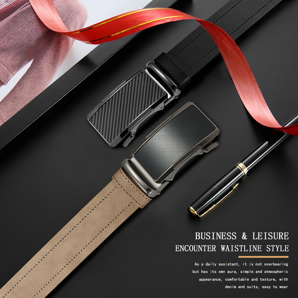 Neue Business Freizeit männer Legierung Quadratische Schnalle Gürtel männer Luxus Designer Hohe Qualität Leder Cowboy Gürtel Multi Farbe – Detail 2
