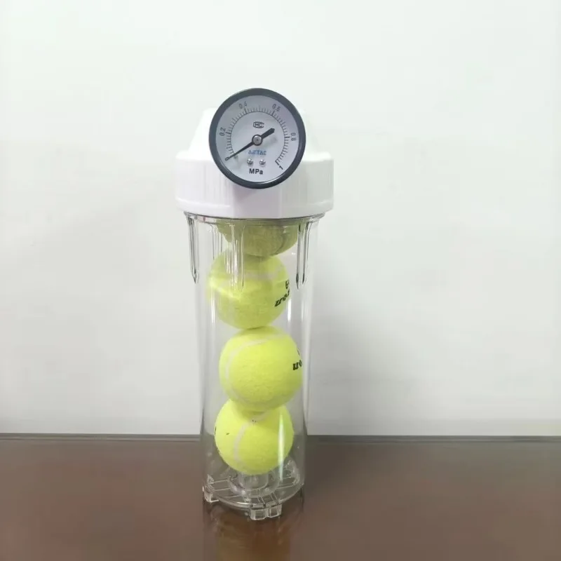 The Tennis Pressure Tank Can Hold 4/8 Tennis Balls Lt Is Leak Proof And Can Inflate Greatly Extending The Practical Life
