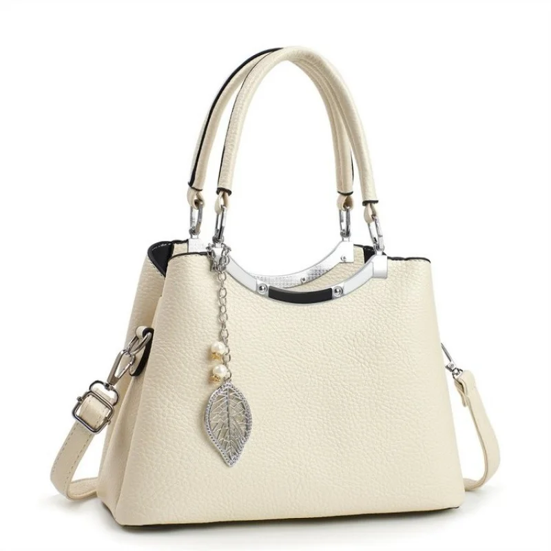 

Стильный женский портфель для ноутбука Прочная кожаная дорожная сумка с мягким отделением и несколькими карманами