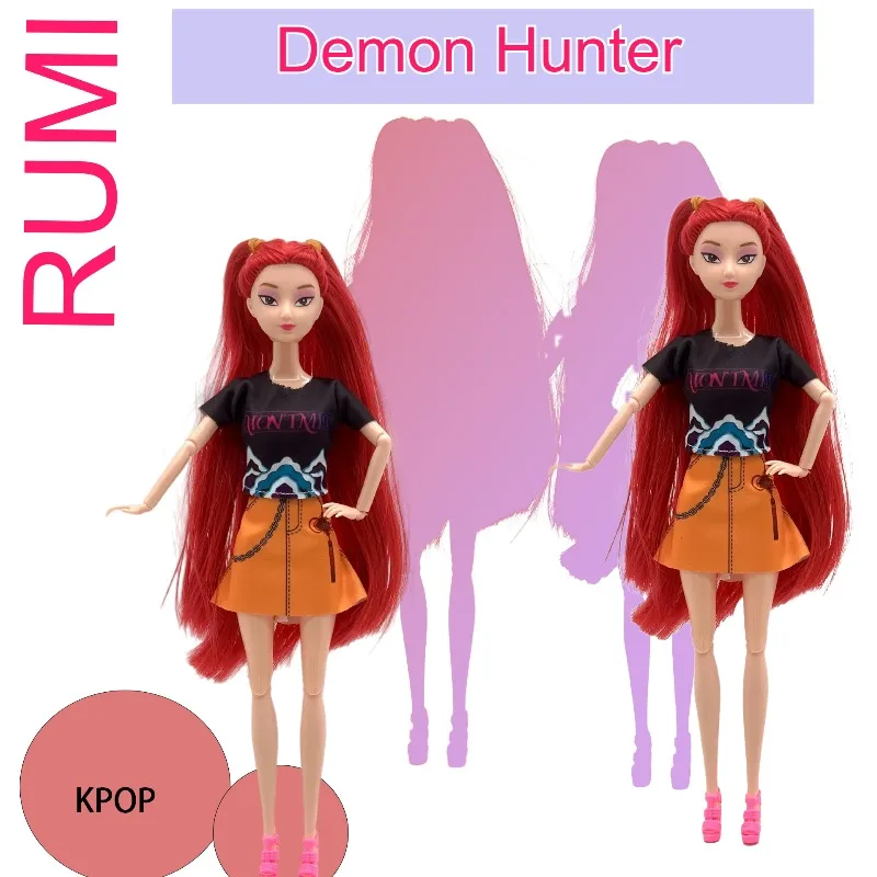 ตุ๊กตาไวนิลอนิเมะ KPop Demon Hunters ปี 2025 ตัวละครรูมิ มิรา โซอิ ของเล่นไวนิล หน้ากากฟิกเกอร์ ของขวัญวันเกิด ของขวัญแฟนคลับ