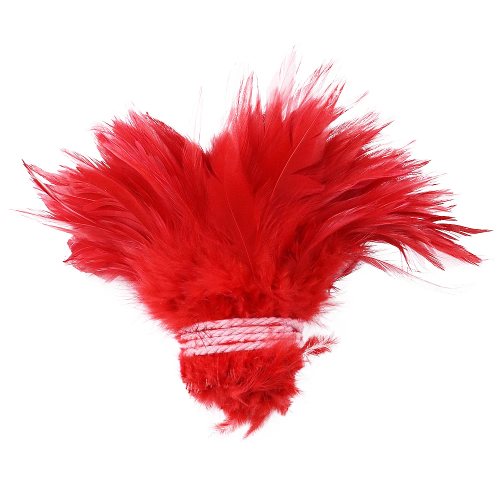 1000Pcs/Bunch White Rooster Chicken feather Trims Carnival Headdress Jewelry making Natural Pheasant Cock Tail Selevage