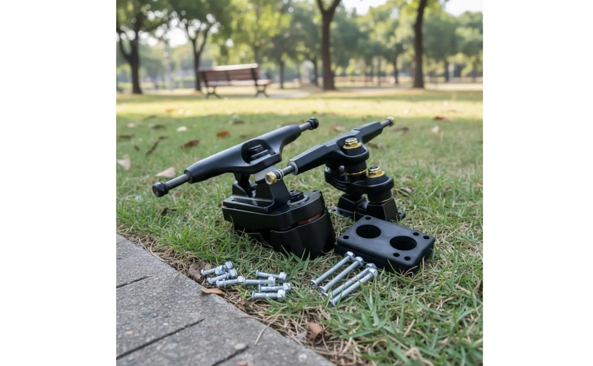 6.25 Inch Skateboard Truck Set Density Cast Land Wave-Style Skateboard Truck Set Front Surfskate Trucks Quick Pumping
