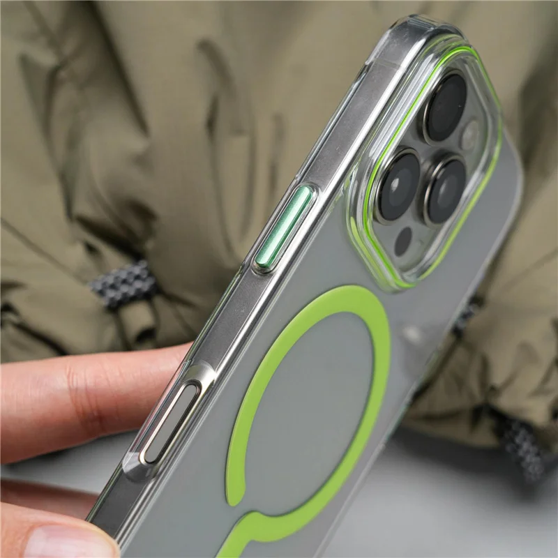 Ultrathin Non-Yellowing Clear for Magsafe Magnetic Case For iPhone 17Pro 16 15 14 16Pro Max Wireless Charging Shockproof Cover - Image 6