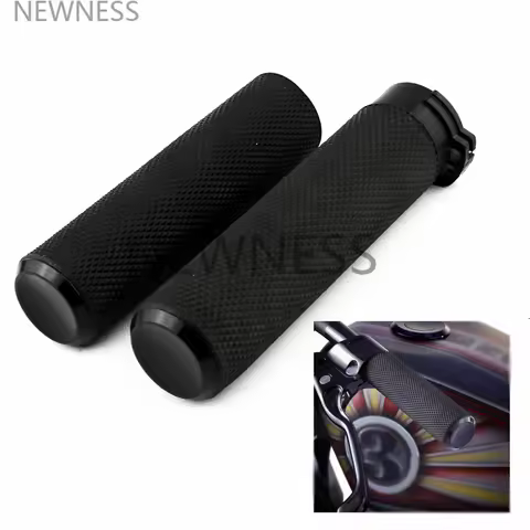 Universal Motorcycle 1" 25MM Hand Grips Handlebar Grip Aluminum For Harley Sportster XL 883 1200 Touring Dyna Softail V-Rod VRSC