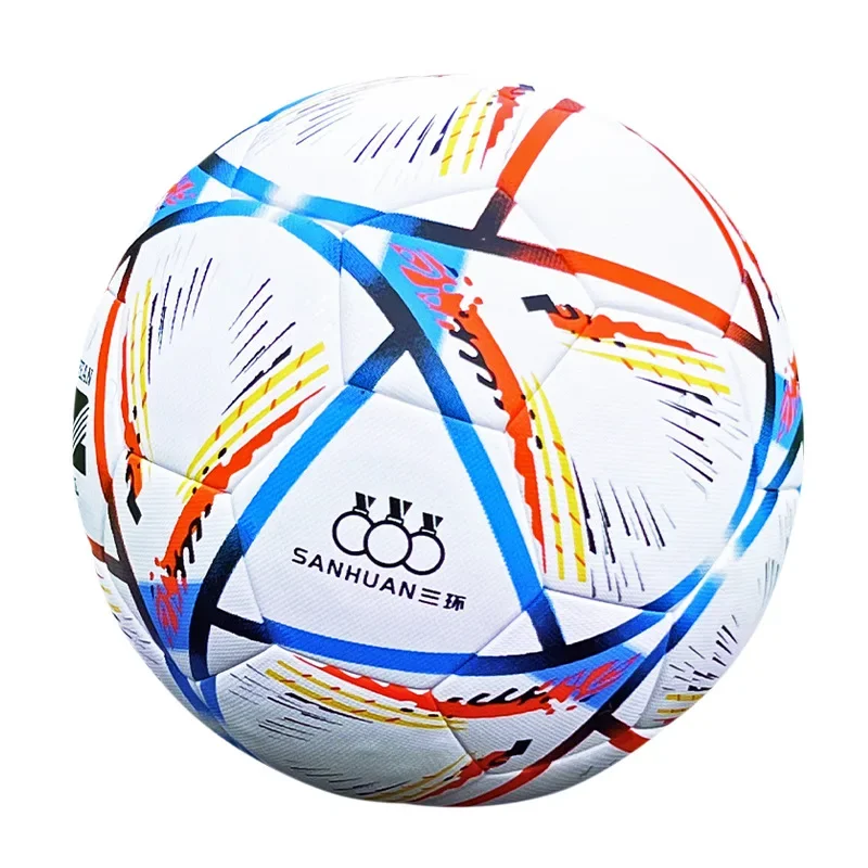 Maat 4/5 Klassieke voetbal PU-materiaal Training Competitie Buitensporten Spel Slijtvast en explosieveilig voetbal