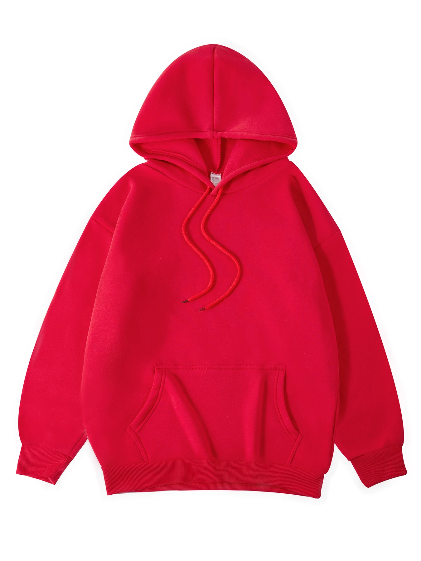 Love You More Letter Hoodie Women Warm Spring Autumn Woman Hoodies Red Hoody Casual Fleece Pullover Clothing