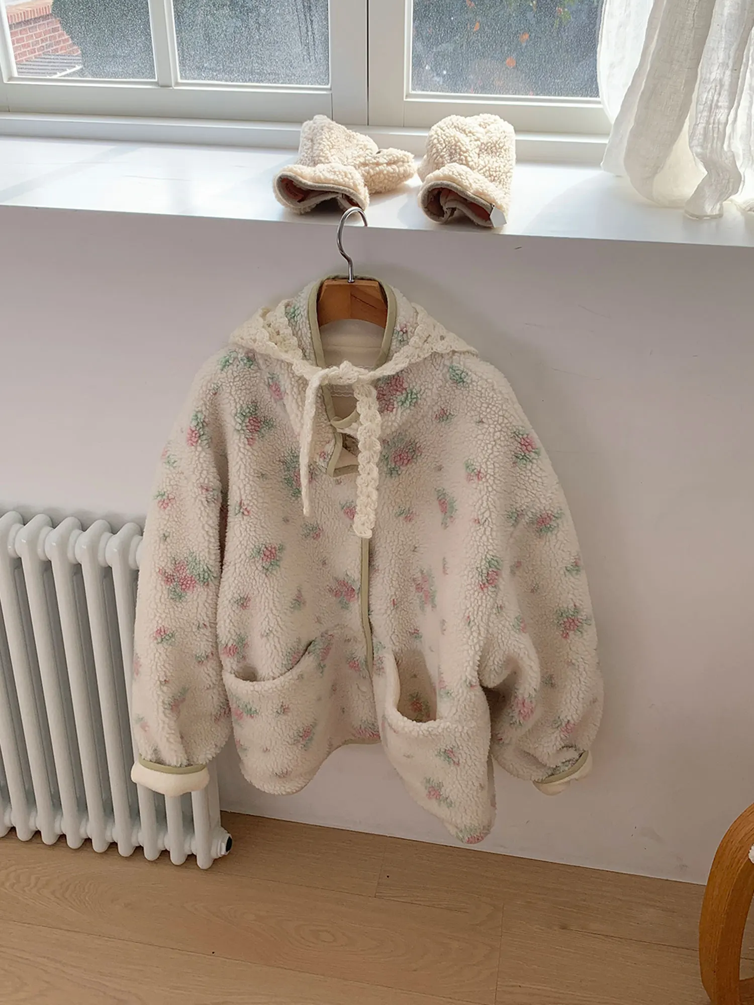 

Nok Xiaola подлинный бренд CELI двусторонняя одежда куртка из овечьего меха повседневное свободное длинное пальто с воротником-стойкой све