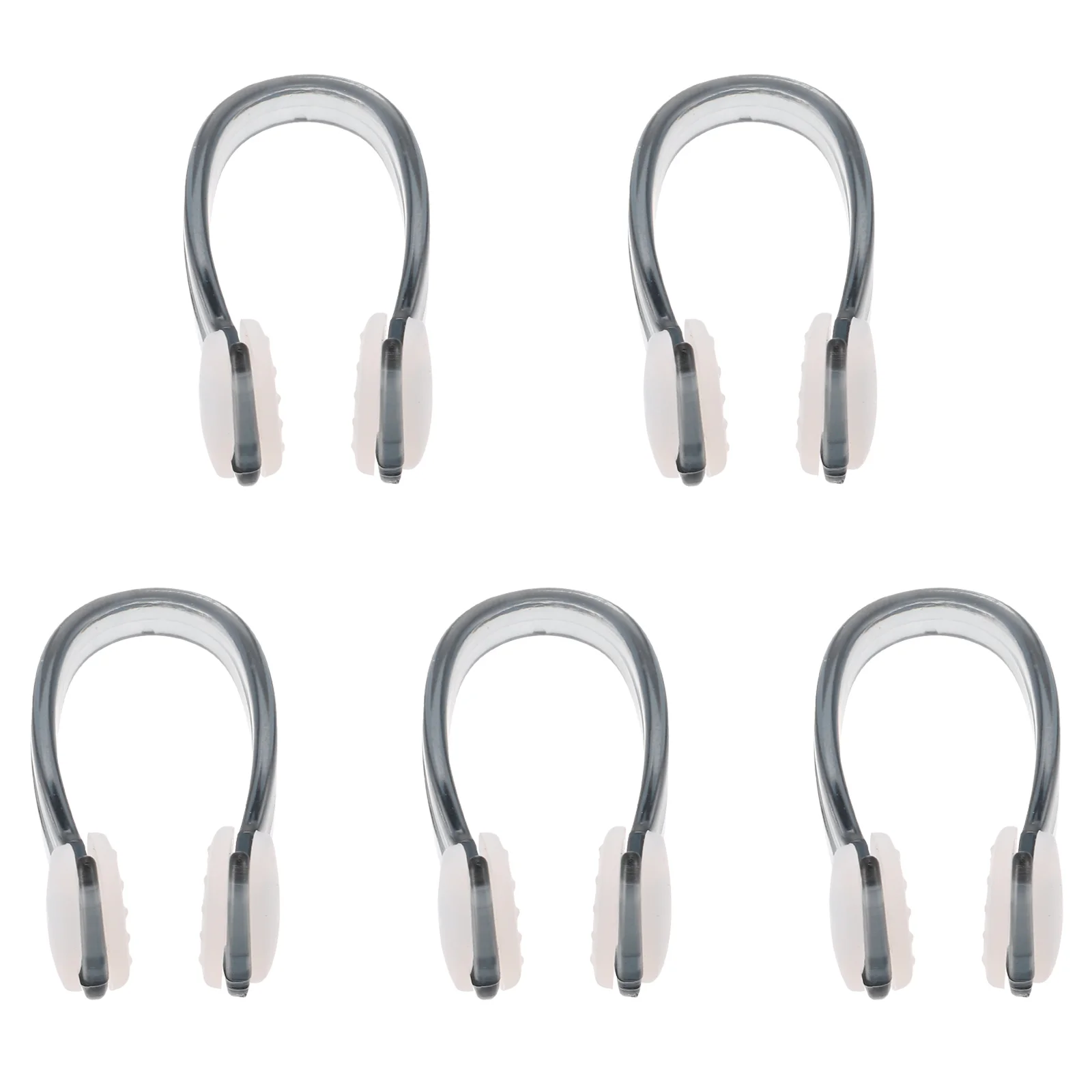 

5 Boxes Anti-Choking Nose Clip Portable Plugs for Swimming Snorkeling Swimmers PC Baby Comfortable Design Safe Material Box