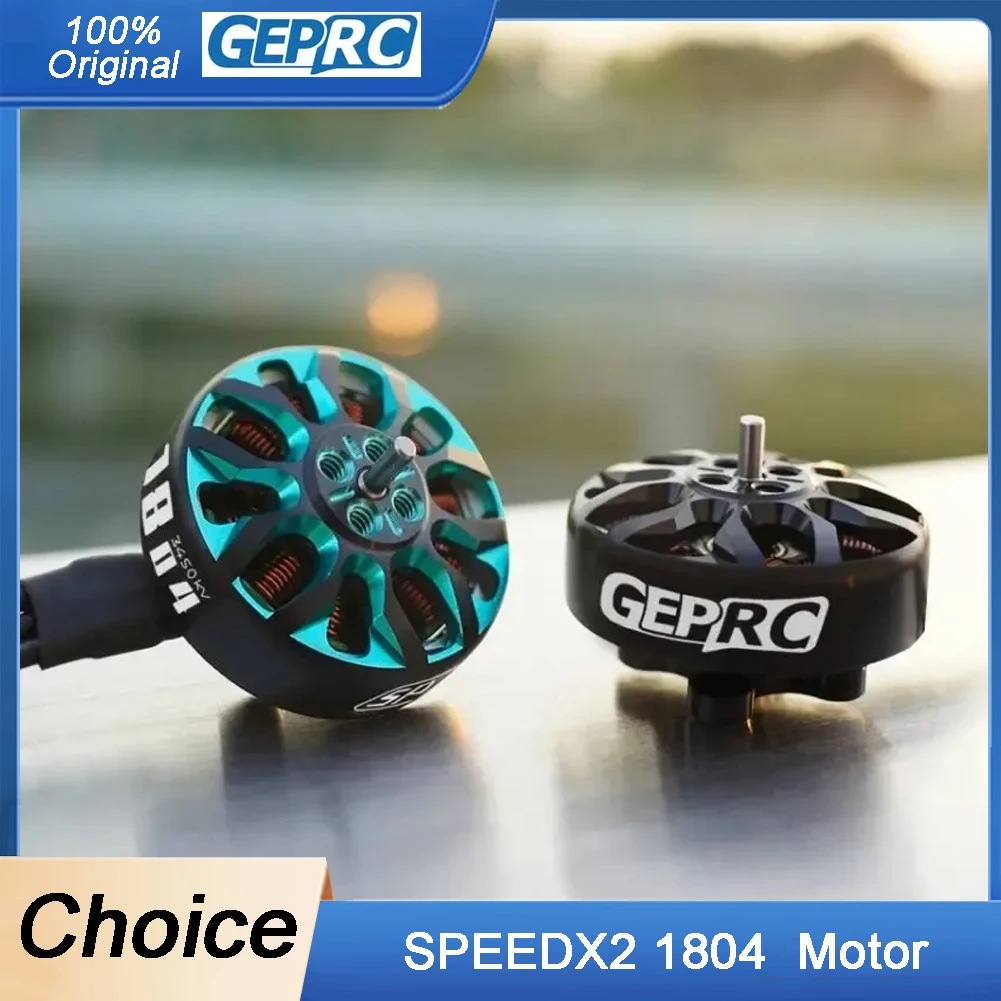 

SPEEDX2 geprc 1804 Бесщеточный двигатель-2450KV/3450KV 4S/6S Высокая производительность для FPV RC Мультикоптер Гоночный дрон Запчасти
