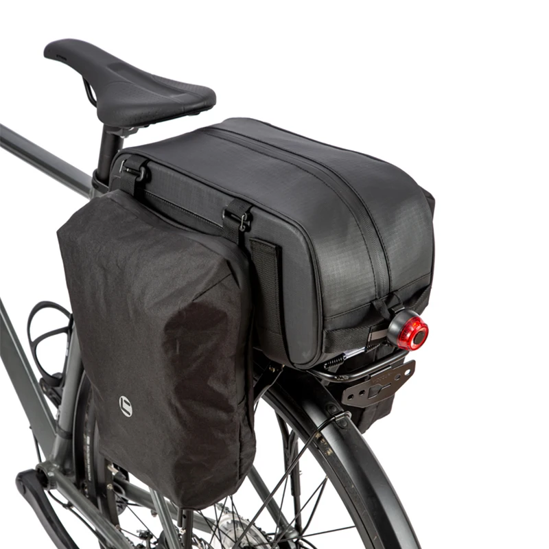 

Factory Expandable Water-Resistant 26L Capacity Double Side Electric Mountain Road Bike Rear Rack Bicycle Pannier Trunk Bag