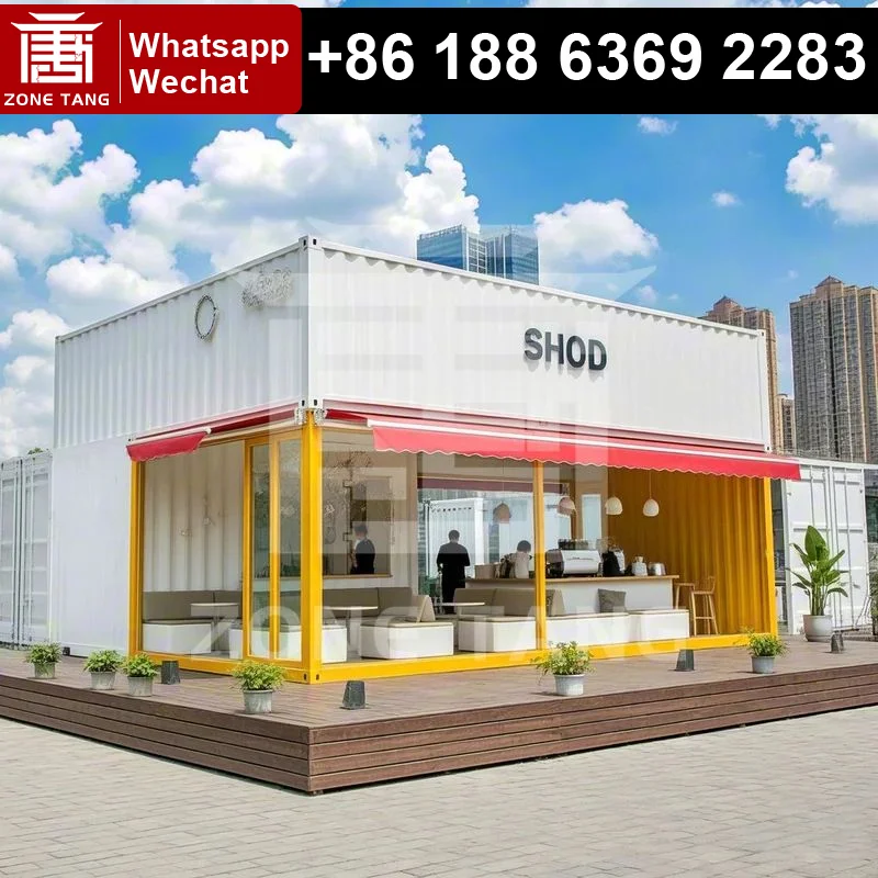 

Prefab Cabin House Prefabricated Customize Color Tiny Home Frame Steel Structure Prefabricating House Container Eco Friendliness