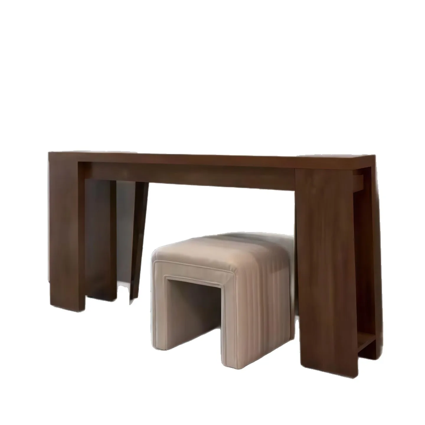 

Log, entrance cabinet solid wood, narrow entrance platform, household, retro, home