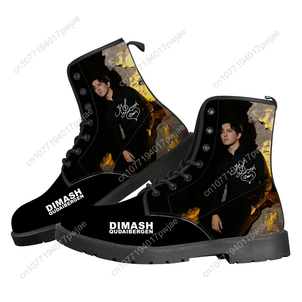 

Dimash Qudaibergen Kazakh Male Singer Casual Boots Mens Womens Teenager Shoes Retro StreetStylish Cool Boots