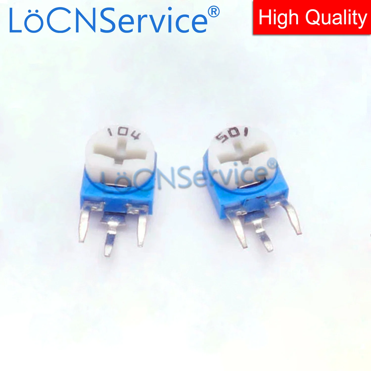 LoCNService 500PCS RM063 RM063-104 RM063-204 RM063-504 100K 200K 500K Trimpot Trimmer Potentiometer Made in China High Quality