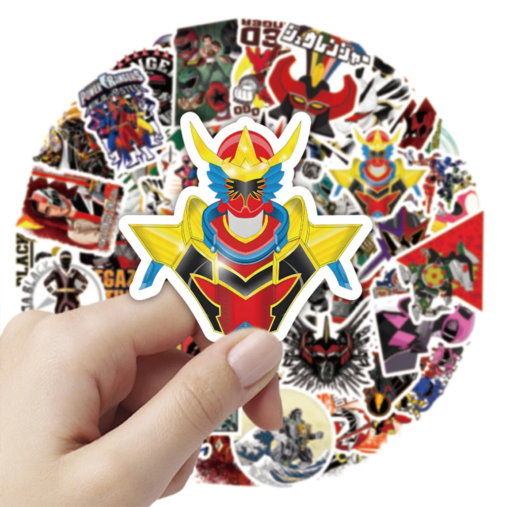 10/30/60pcs Kishiryu Sentai Ryusoulger Stickers Uchu Sentai Kyuranger Kyoryu Sentai Zyuranger Ninja Sentai Kakuranger Sticker